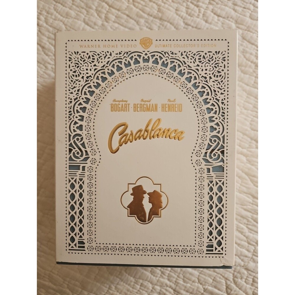 Casablanca Ultimate Collectors Edition 3-Disc Box Set w/ Inserts Bonus Materials